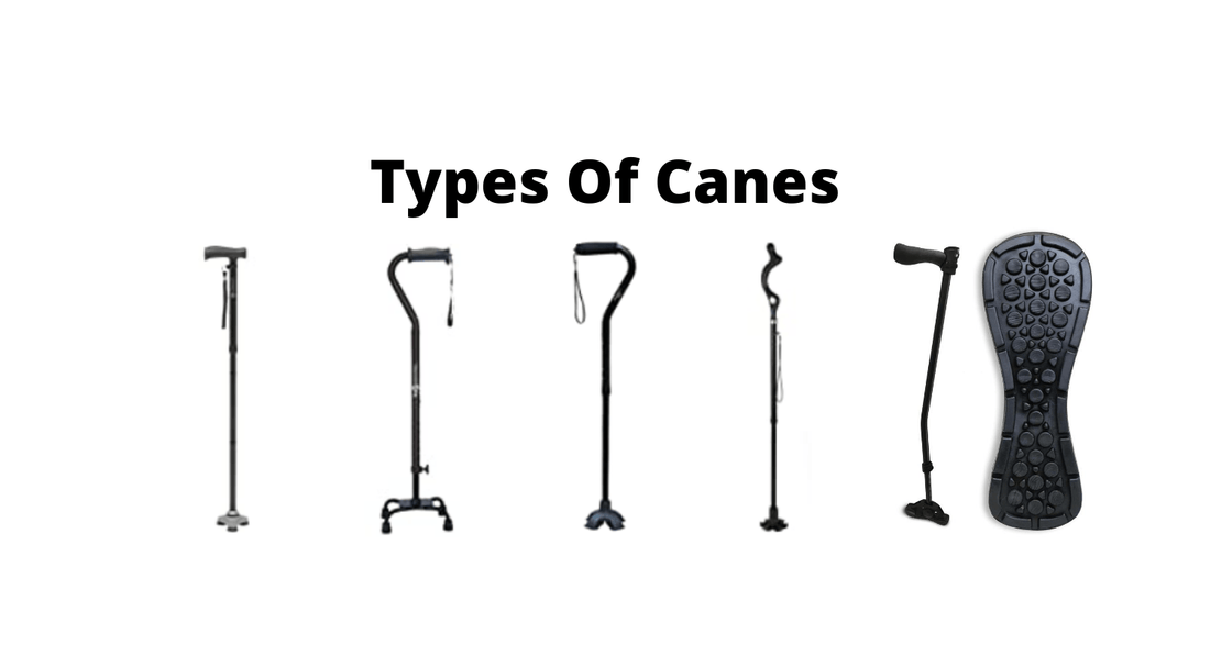 What kind of Canes are out there? Posture Canes, Quad Canes, Hurry Canes, Cyclone Canes