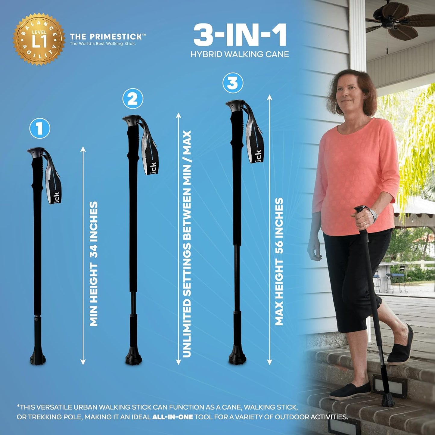 Dynamo PrimeStick Walking Stick