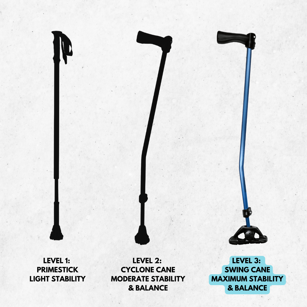 Dynamo Swing Cane Best Cane For Balance And Stability DynamoMe