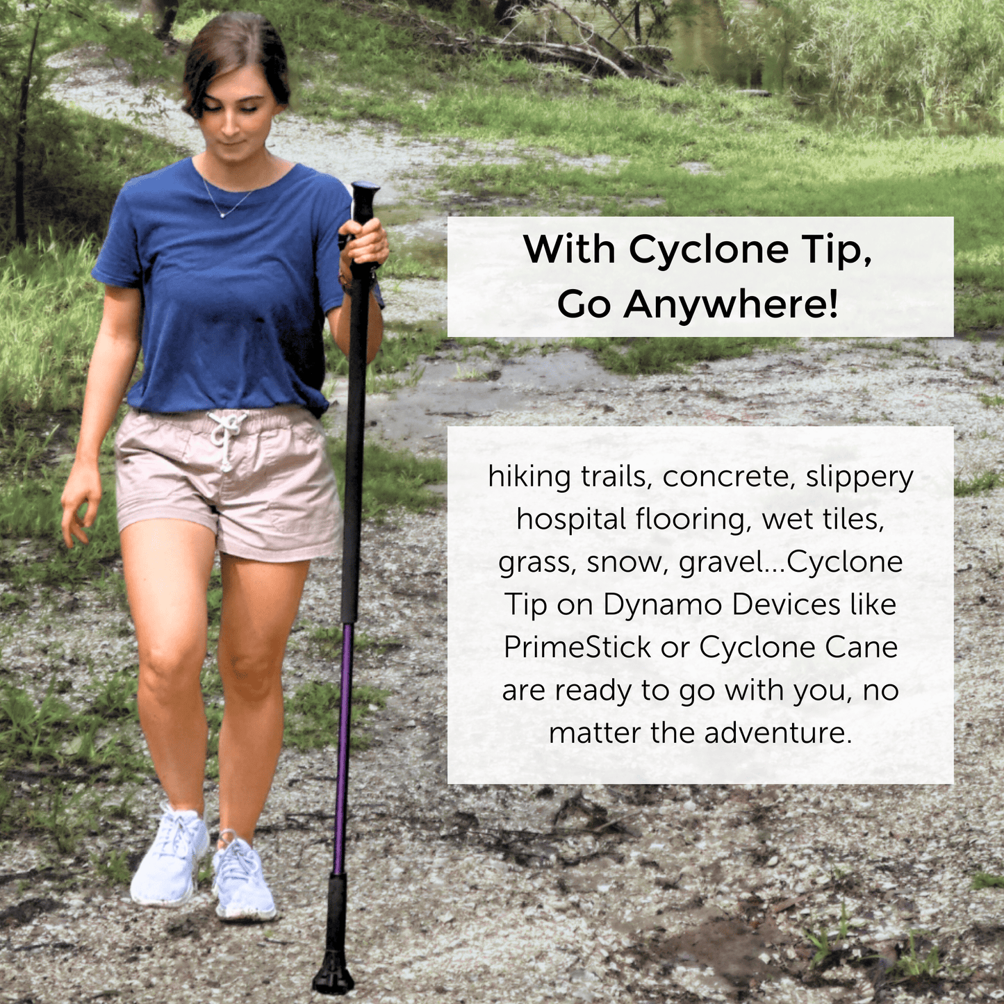 Dynamo Cyclone Tip - Cane Tip Replacement