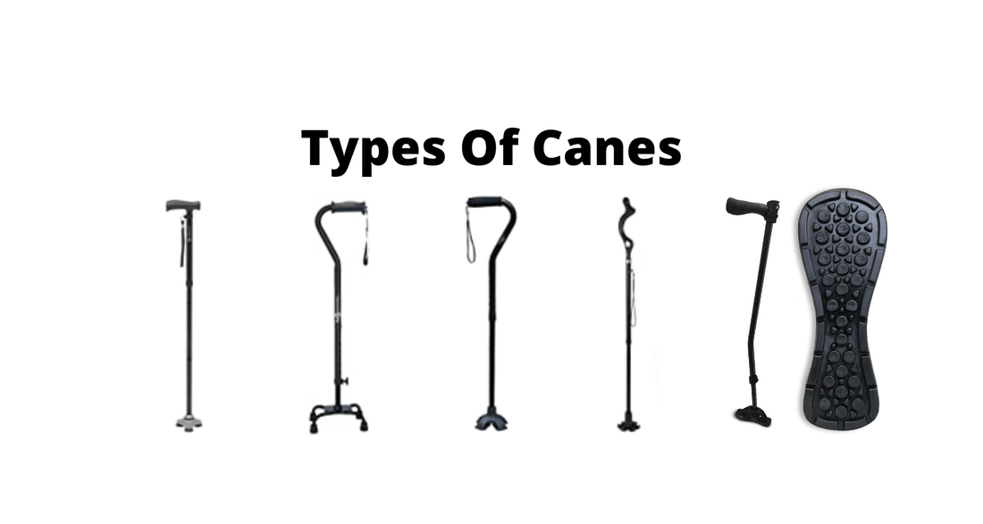 What kind of Canes are out there? Posture Canes, Quad Canes, Hurry Canes, Cyclone Canes