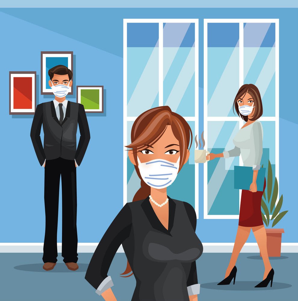 Covid-19 protocols in the Dynamo office to keep employees and their families safe.